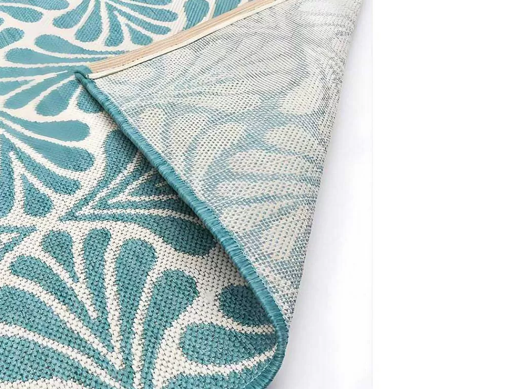 Decoração De Jardim*OZAIA Tapete De Interior Ou De Exterior 150 X 200 Cm Azul-Claro - Coquilla