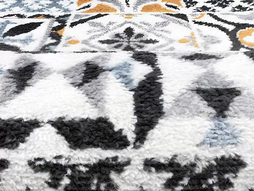 Tapete Pequeno*OZAIA Tapete Efeito Azulejo De Cimento 120 X 170 Cm Multicolor - Ornico