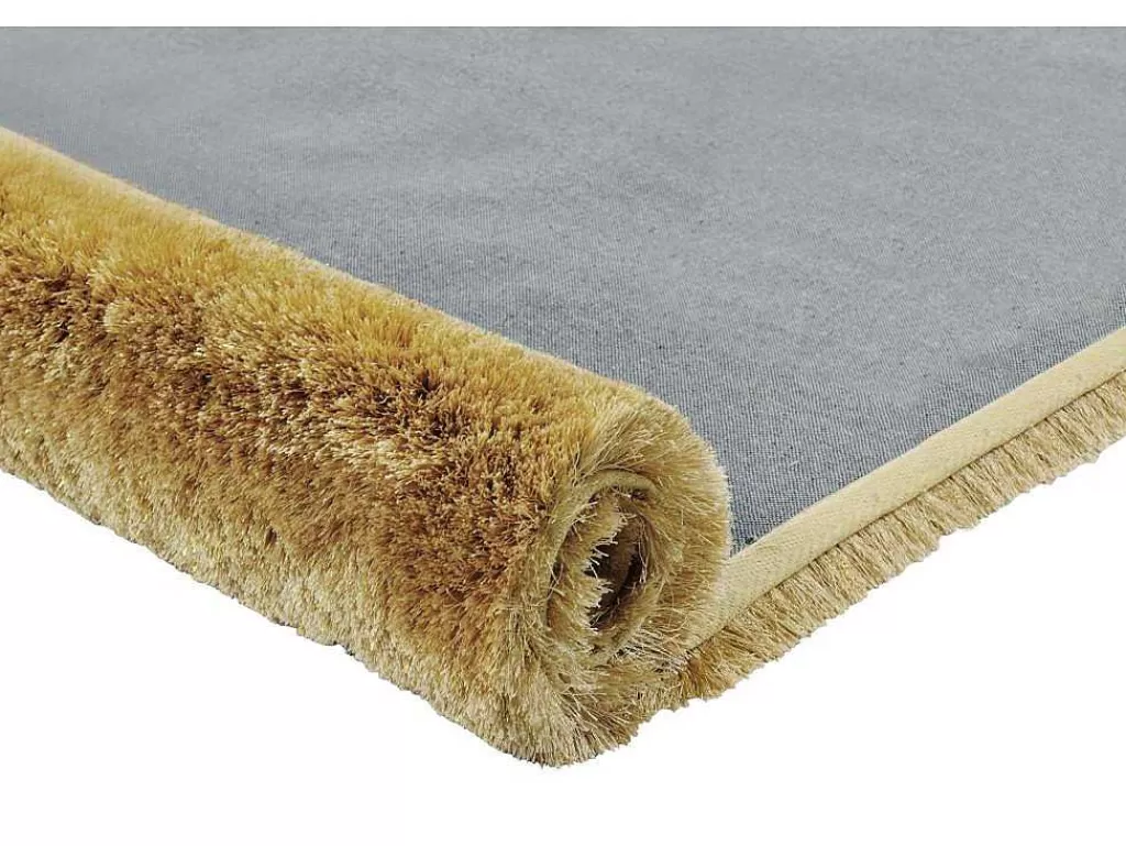 Tapete De Sala*OZAIA Tapete Felpudo Cor Dourado De 200 X 290 Cm - Glitter