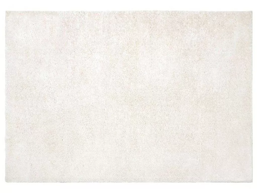 Tapete Shaggy*OZAIA Tapete Felpudo De Pelos Compridos 160 X 230 Cm Branco - Milinio