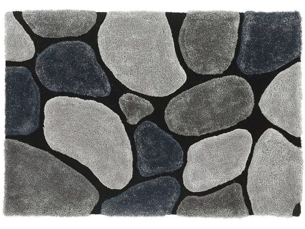 Tapete De Sala*OZAIA Tapete Felpudo Em Poliester De 200 X 290 Cm Cor Cinza - Pietra
