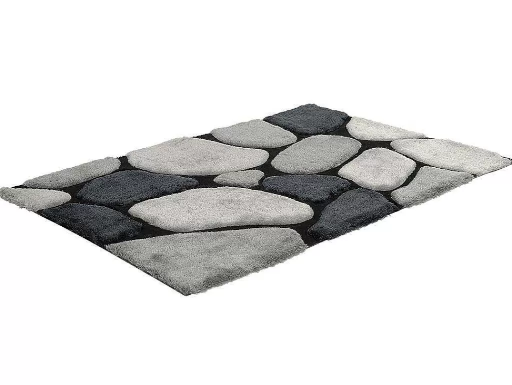 Tapete De Sala*OZAIA Tapete Felpudo Em Poliester De 200 X 290 Cm Cor Cinza - Pietra