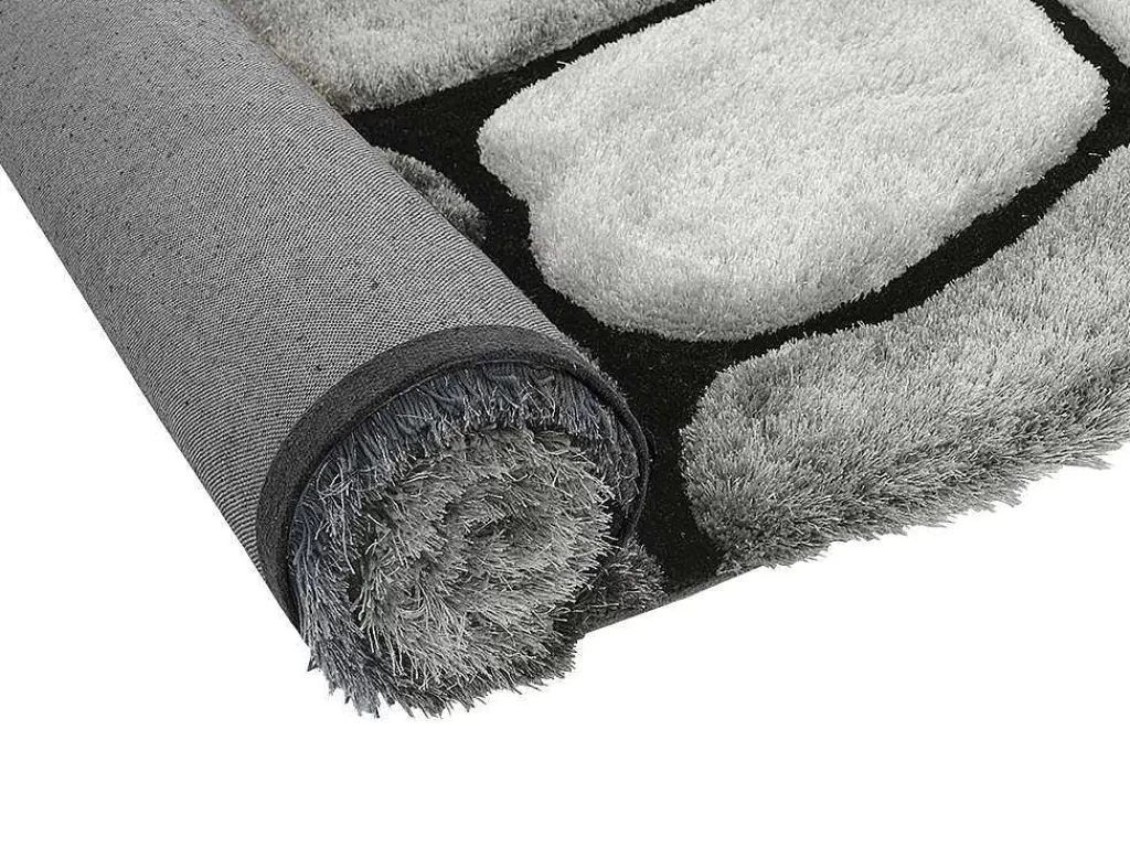 Tapete De Sala*OZAIA Tapete Felpudo Em Poliester De 200 X 290 Cm Cor Cinza - Pietra