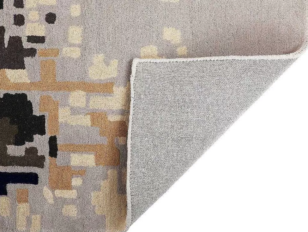 Tapete Grande*OZAIA Tapete Geometrico 100% La Tufada A Mão De 160 X 230 Cm Multicolor - Irving