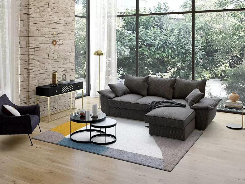 Tapete Escandinavo*OZAIA Tapete Geometrico 160 X 230 Cm Em Polipropileno Multicolor - Saria