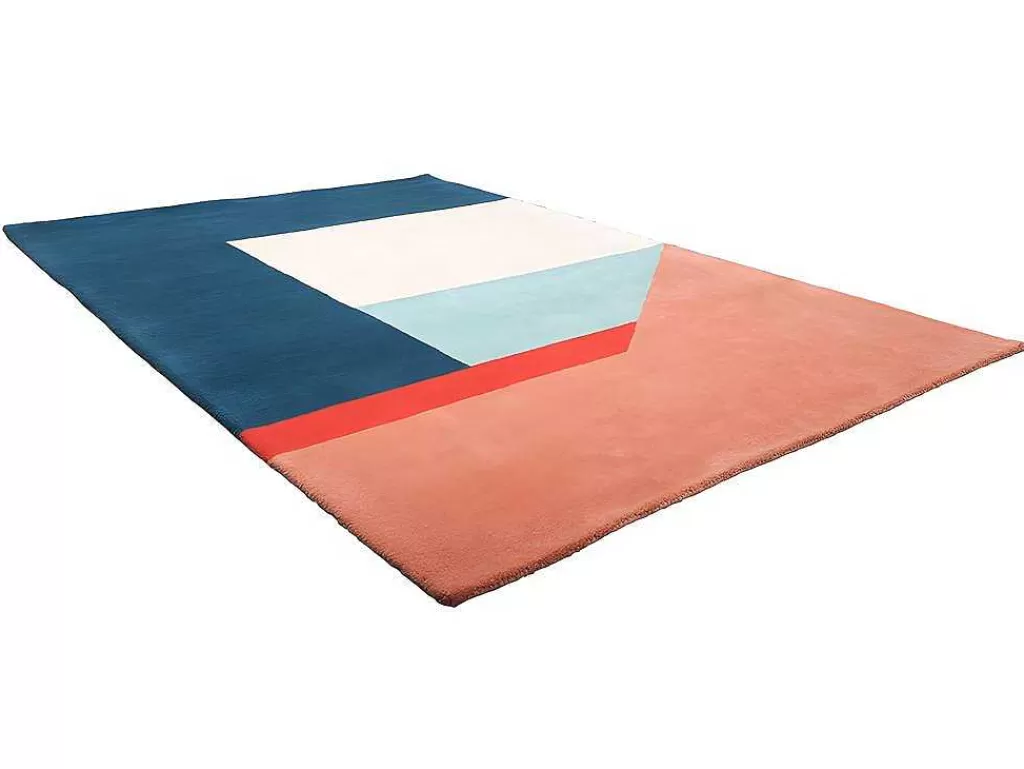 Tapete De Sala*OZAIA Tapete Geometrico Em La Tufada A Mão De 200 X 290 Cm Multicolor - Bakar