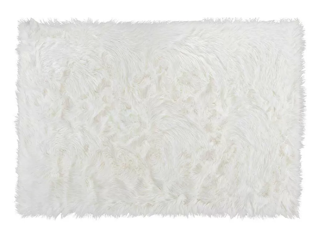 Tapete Escandinavo*OZAIA Tapete Imitacao De Pele De Ovelha Sheep - 120 X 170 Cm - Branco
