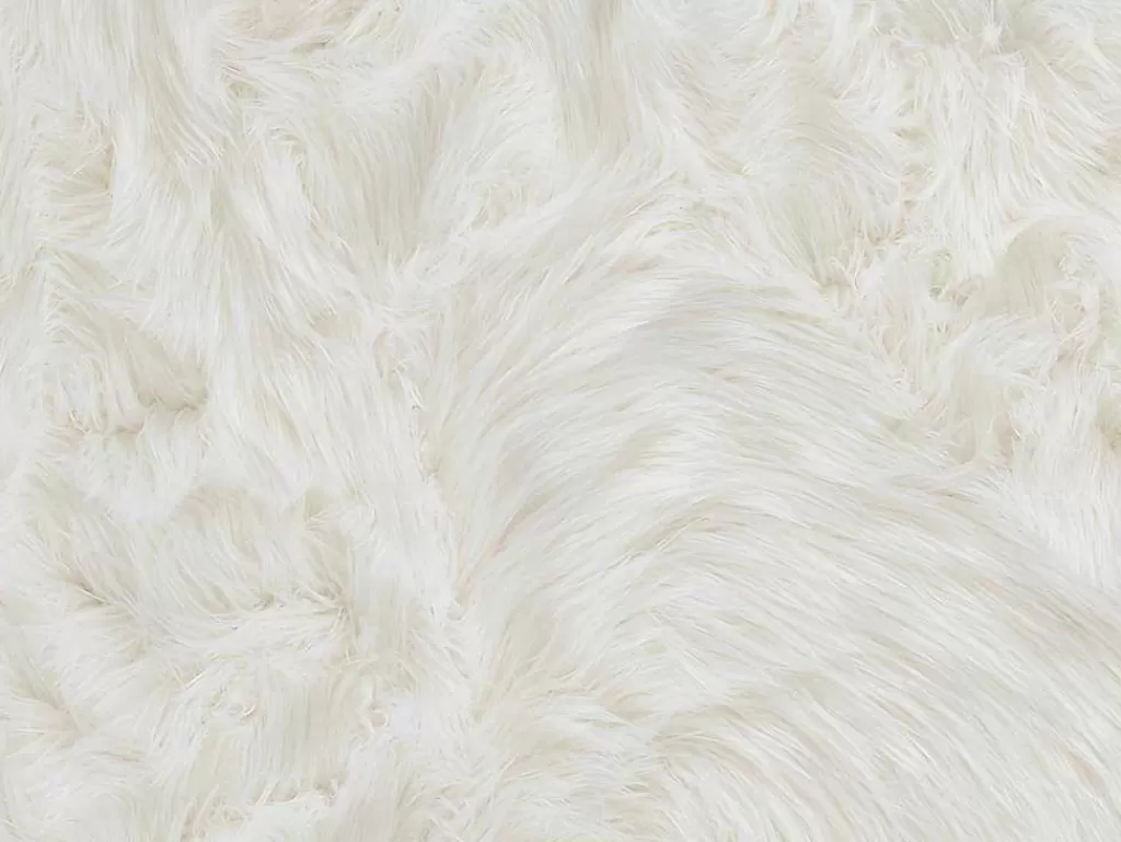 Tapete Escandinavo*OZAIA Tapete Imitacao De Pele De Ovelha Sheep - 120 X 170 Cm - Branco