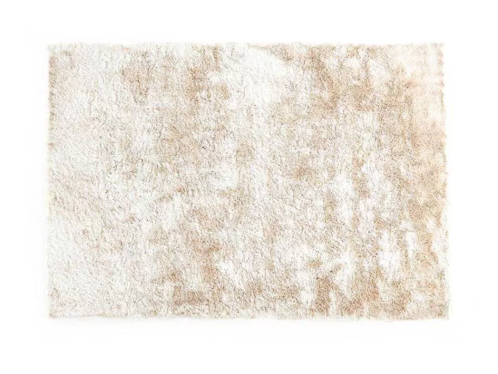 Tapete De Sala*OZAIA Tapete Shaggy De Pelo Comprido Ultramacio 140X200 Cm Bege - Dolce