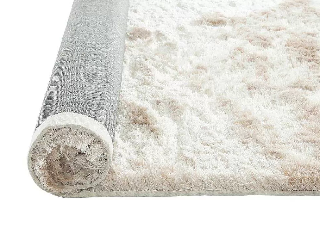 Tapete De Sala*OZAIA Tapete Shaggy De Pelo Comprido Ultramacio 160X230 Cm Bege - Dolce