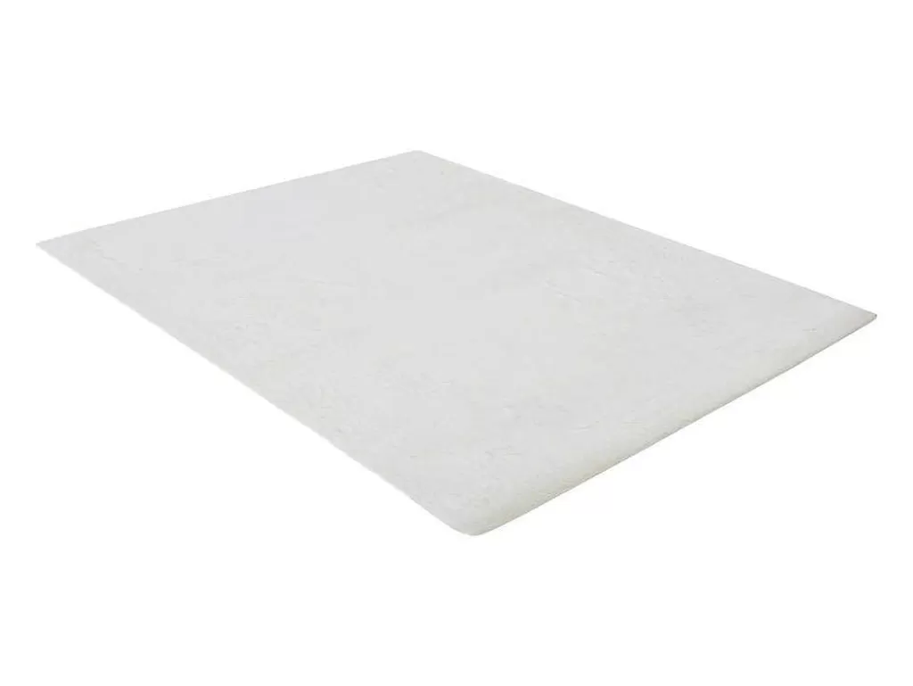 Tapete De Sala*OZAIA Tapete Shaggy De Pelos Compridos Efeito Pele 160X230 Cm Branco-Sujo - Bunny