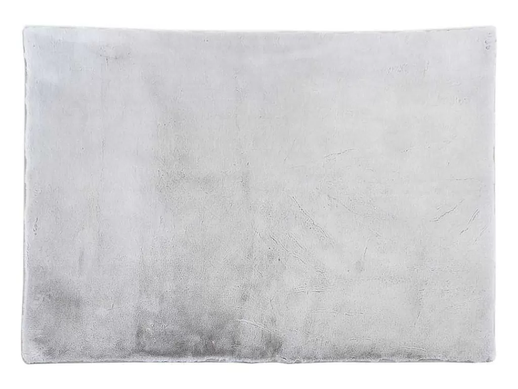 Tapete De Sala*OZAIA Tapete Shaggy De Pelos Compridos Efeito Pele 160X230 Cm Cinza - Bunny
