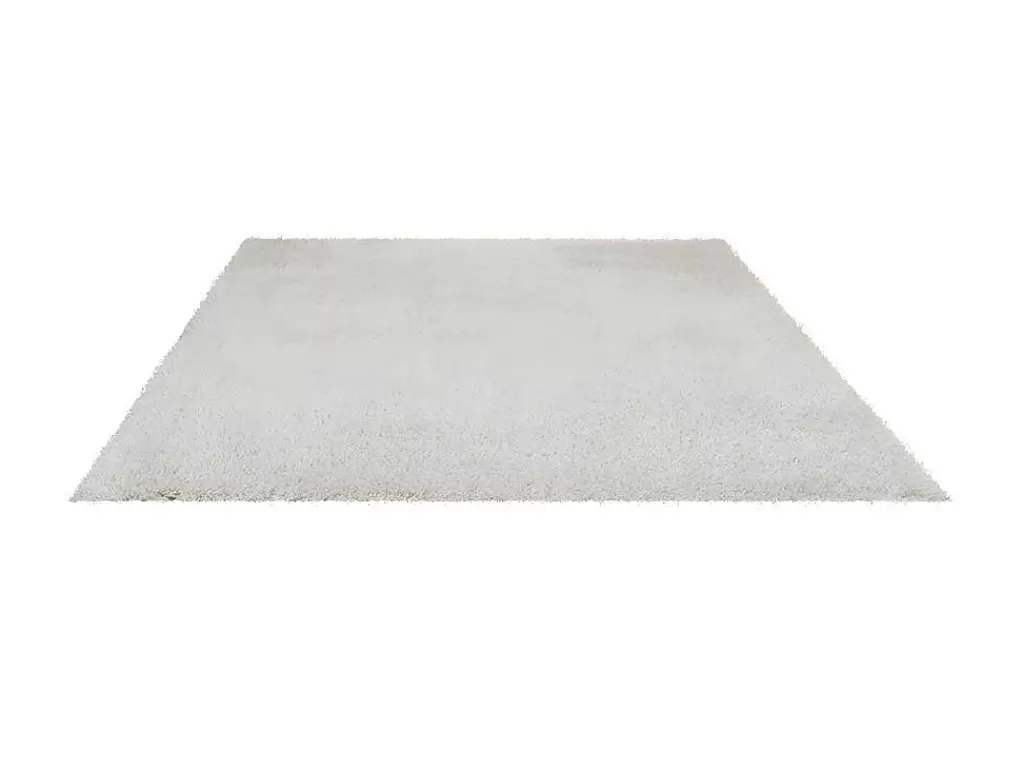 Tapete Shaggy*OZAIA Tapete Shaggy De Pelos Compridos Microfibra 120X170 Cm Branco - Harvey