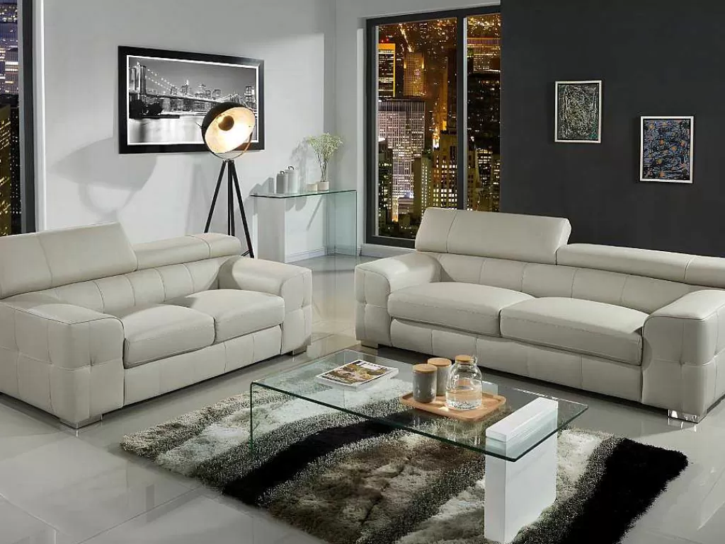 Tapete De Sala*OZAIA Tapete Shaggy Ecume - Poliester Tufado A Mão - Taupe, Branco E Preto - 140 X 200 Cm