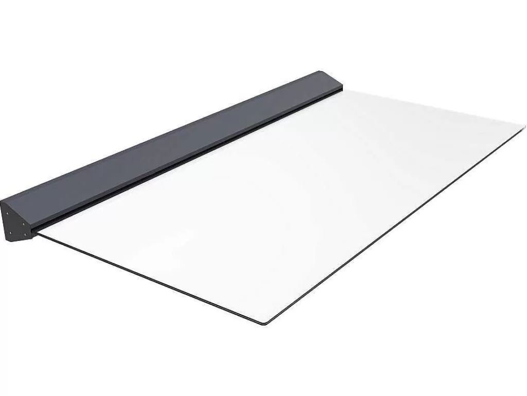 Cobertura De Porta*Vente-unique Toldo De Porta Em Aluminio 140X90 Cm Liso Com Leds - Luxama