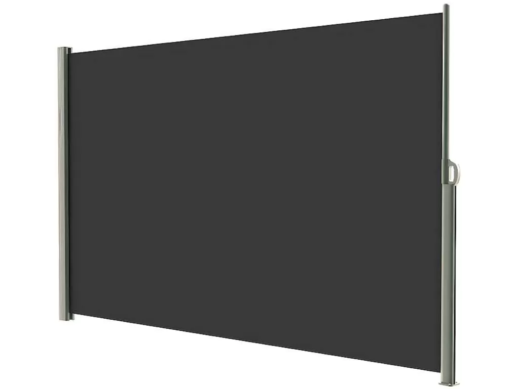 Canico E Cerca*EXPERTLAND Toldo Lateral Opaco Extensivel Suela - Antracite - C300 X A180 Cm