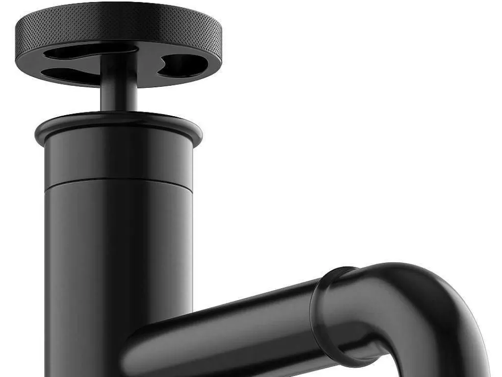 Torneira*Shower & Design Torneira Misturadora Mecanica Sobrelevada A30,3 Cm Preto Mate - Kodva