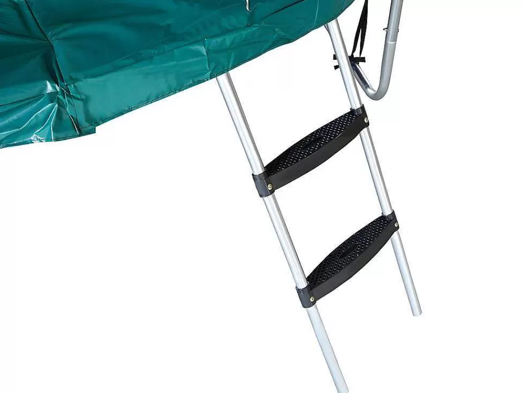 Jogo De Exterior*Vente-unique Trampolim Com Rede De Protecao Interior, Escada, Cobertura E Kit De Ancoragem De D.244 Cm - Wallaby