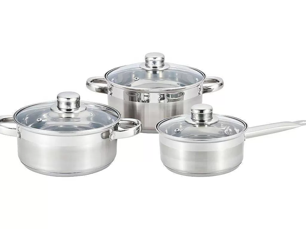 Louça E Utensílios De Cozinha*Vente-unique Trem De Cozinha 6 Pecas Festin - Inox - Cor Metalica
