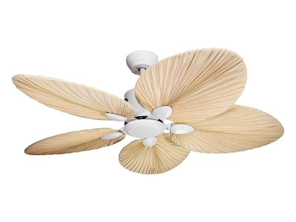 Ventilador*Purline Ventilador De Tecto Ac Branco Com Laminas 132Cm Para 30M2
