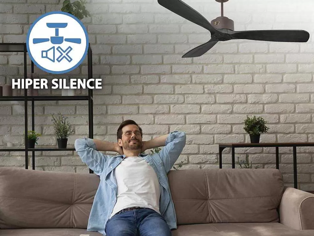 Ventilador*Purline Ventilador De Tecto O132 Cm Com Wifi Reversivel Hypersilence