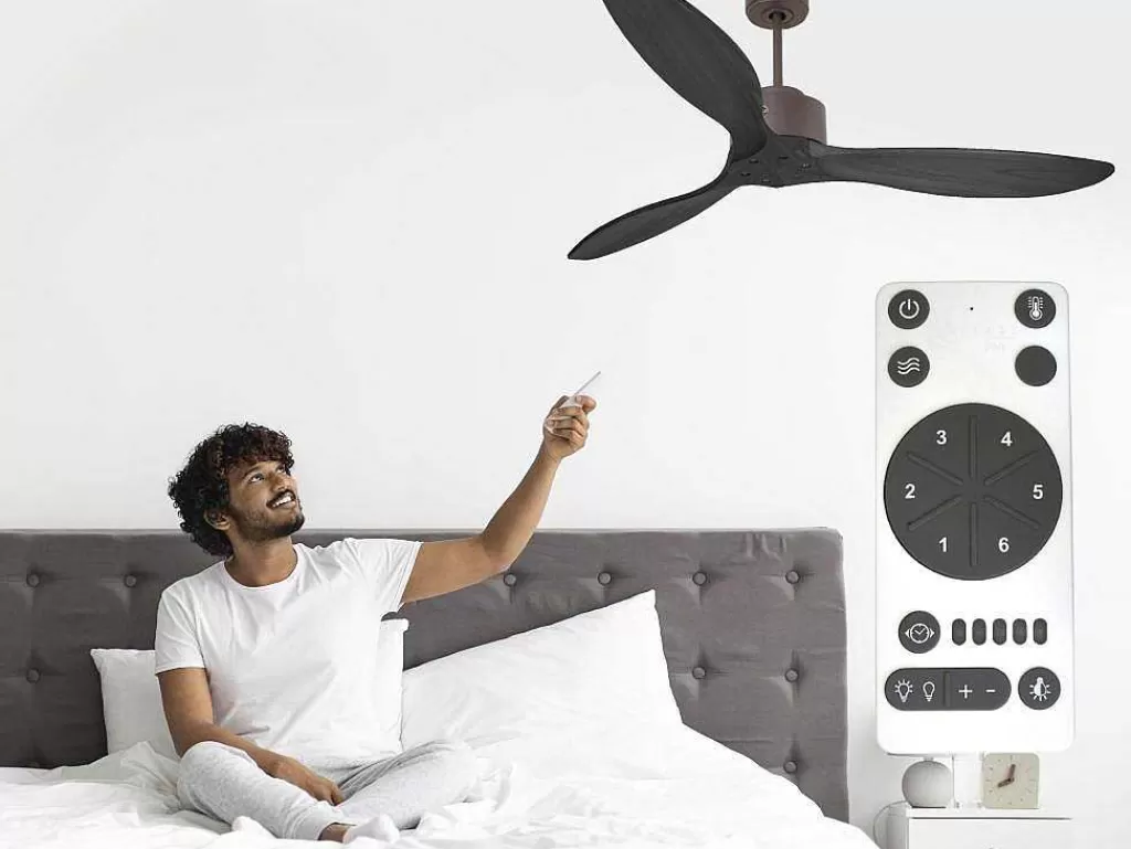 Ventilador*Purline Ventilador De Tecto O132 Cm Com Wifi Reversivel Hypersilence