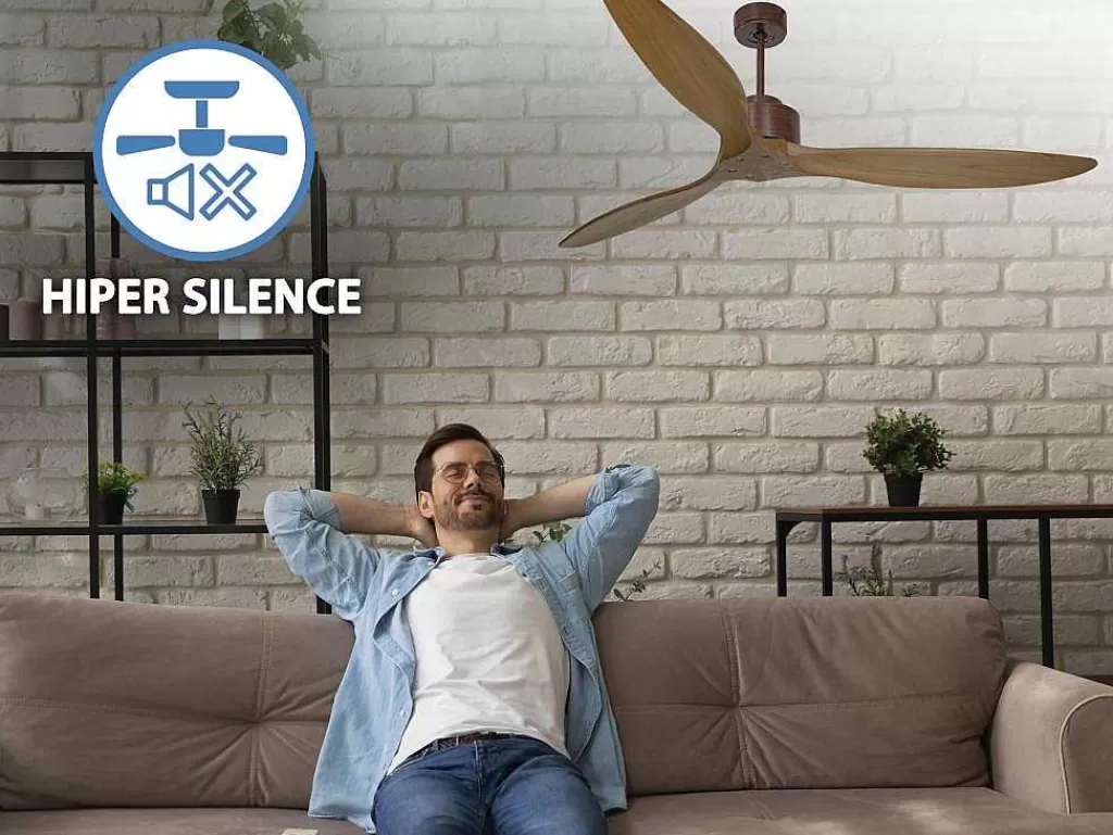 Ventilador*Purline Ventilador De Tecto O166 Cm Com Hipersilencio Wifi Reversivel
