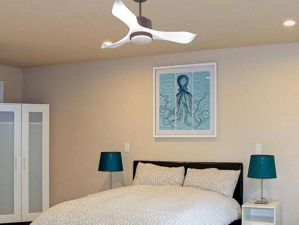 Ventilador*Purline Ventilador De Tecto Reversivel Termostato Regulavel Termostato Regulavel Wifi Motor Dc Tectos Inclinados 2/3 Laminas Memória Hypersilence