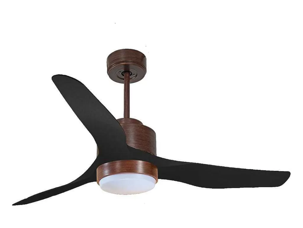 Ventilador*Purline Ventilador De Tecto Reversivel Termostato Regulavel Termostato Wifi Motor Dc Tectos Inclinados Controlo Remoto Adaptador De Luz De Tres Tons 2/3 Laminas Memória Hipersilenciosa
