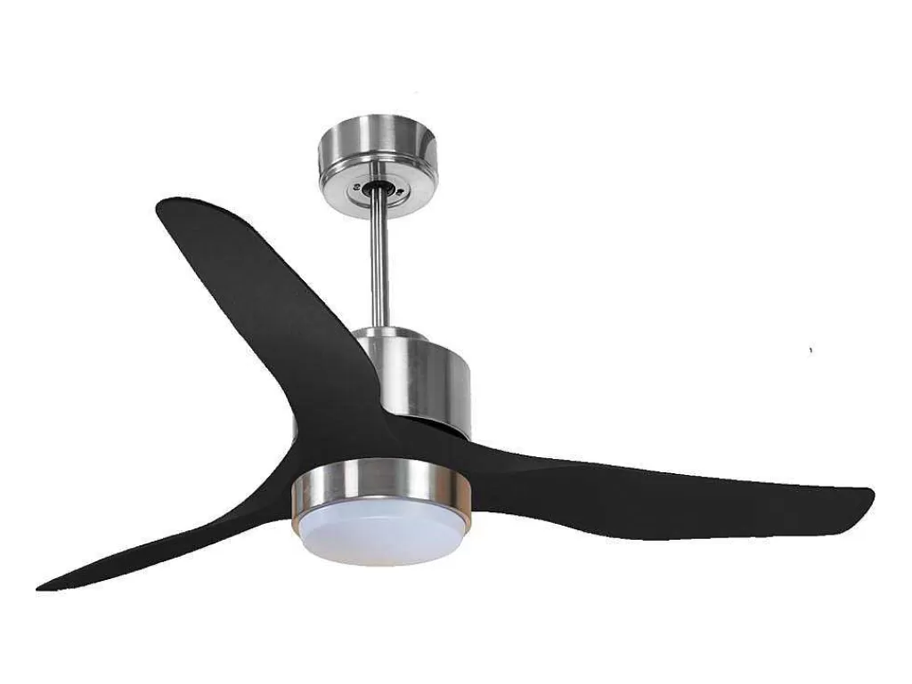 Ventilador*Purline Ventilador De Tecto Reversivel Termostato Regulavel Termostato Wifi Motor Dc Tectos Inclinados Controlo Remoto Adaptador De Luz De Tres Tons 2/3 Laminas Memória Hipersilenciosa