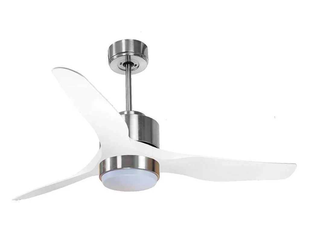 Ventilador*Purline Ventilador De Tecto Reversivel Termostato Regulavel Termostato Wifi Motor Dc Tectos Inclinados Controlo Remoto Adaptador De Luz De Tres Tons 2/3 Laminas Memória Hipersilenciosa