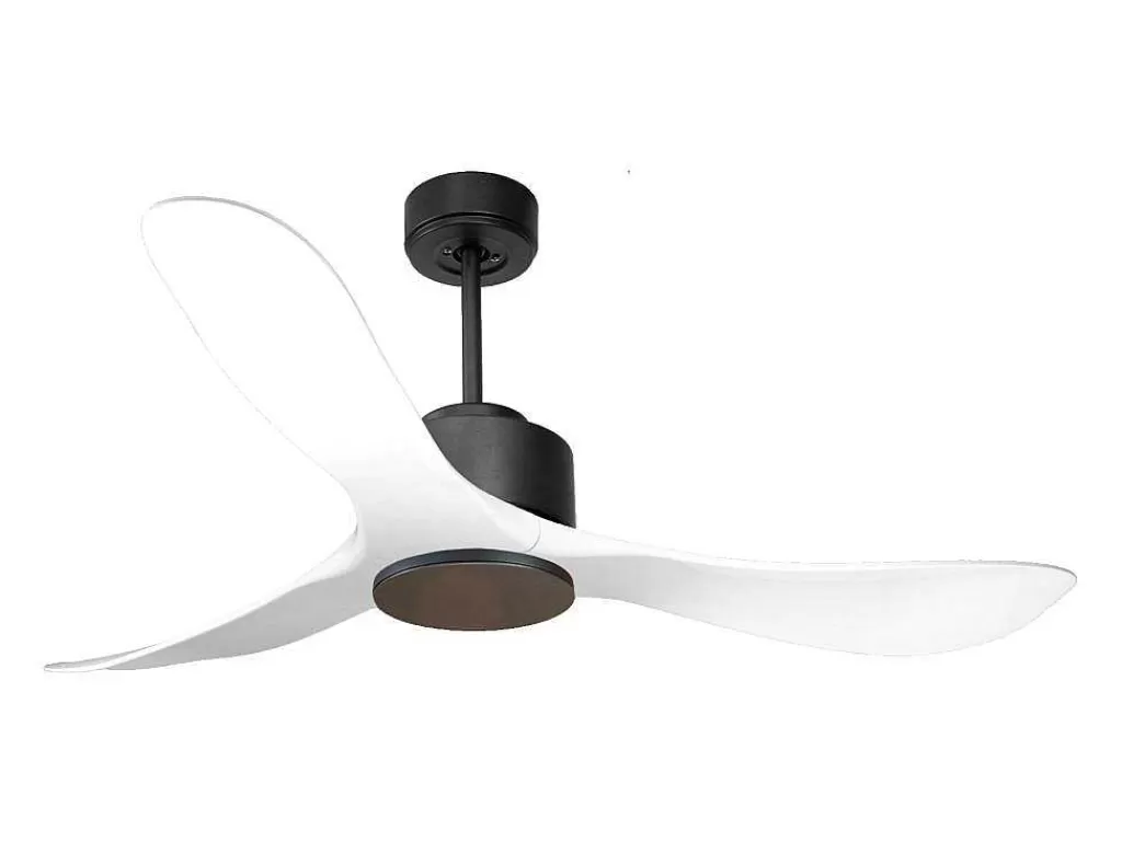 Ventilador*Purline Ventilador De Tecto Reversivel Termostato Regulavel Termostato Wifi Motor Dc Tectos Inclinados Controlo Remoto Luz De Tres Tons Memória Hipersilenciosa