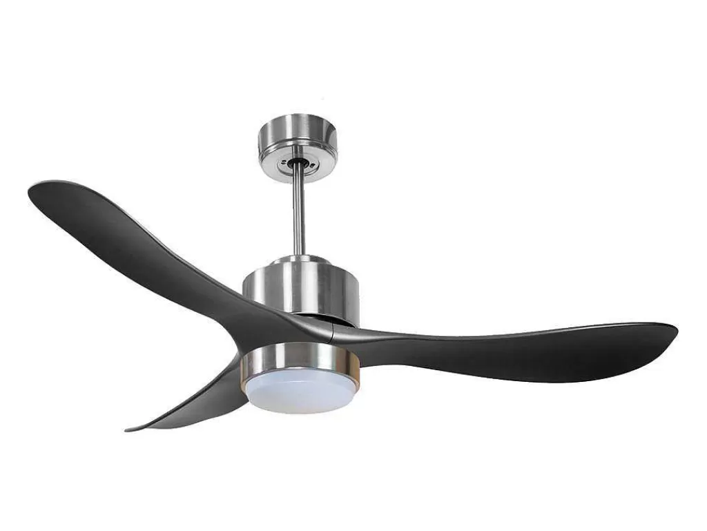 Ventilador*Purline Ventilador De Tecto Reversivel Termostato Regulavel Termostato Wifi Motor Dc Tectos Inclinados Controlo Remoto Luz De Tres Tons Memória Hipersilenciosa