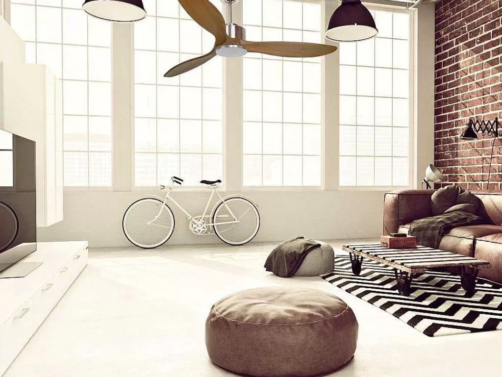 Ventilador*Purline Ventilador De Tecto Reversivel Termostato Reversivel Motor Wifi Tectos Dc Hypersilence Memory Fullwood