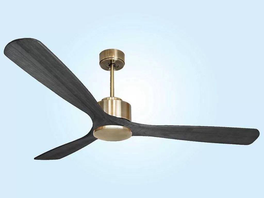 Ventilador*Purline Ventilador De Tecto Reversivel Termostato Reversivel Regulavel Wifi Motor Dc Tectos Inclinados Memória Hypersilence