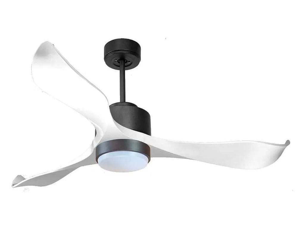 Ventilador*Purline Ventilador De Tecto Wifi Motor Dc Controlo Remoto Adaptador De Luz De Tres Tons 2/3 Laminas Hypersilence Memória