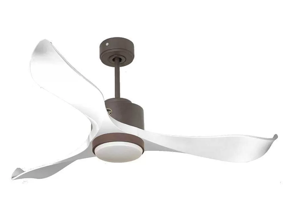 Ventilador*Purline Ventilador De Tecto Wifi Motor Dc Controlo Remoto Adaptador De Luz De Tres Tons 2/3 Laminas Hypersilence Memória