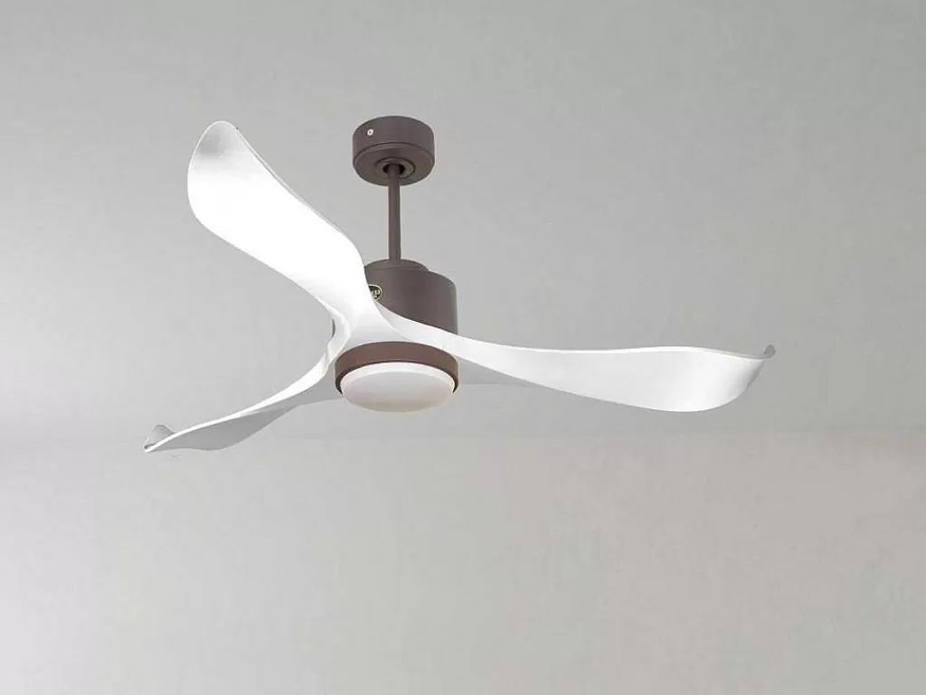 Ventilador*Purline Ventilador De Tecto Wifi Motor Dc Controlo Remoto Adaptador De Luz De Tres Tons 2/3 Laminas Hypersilence Memória