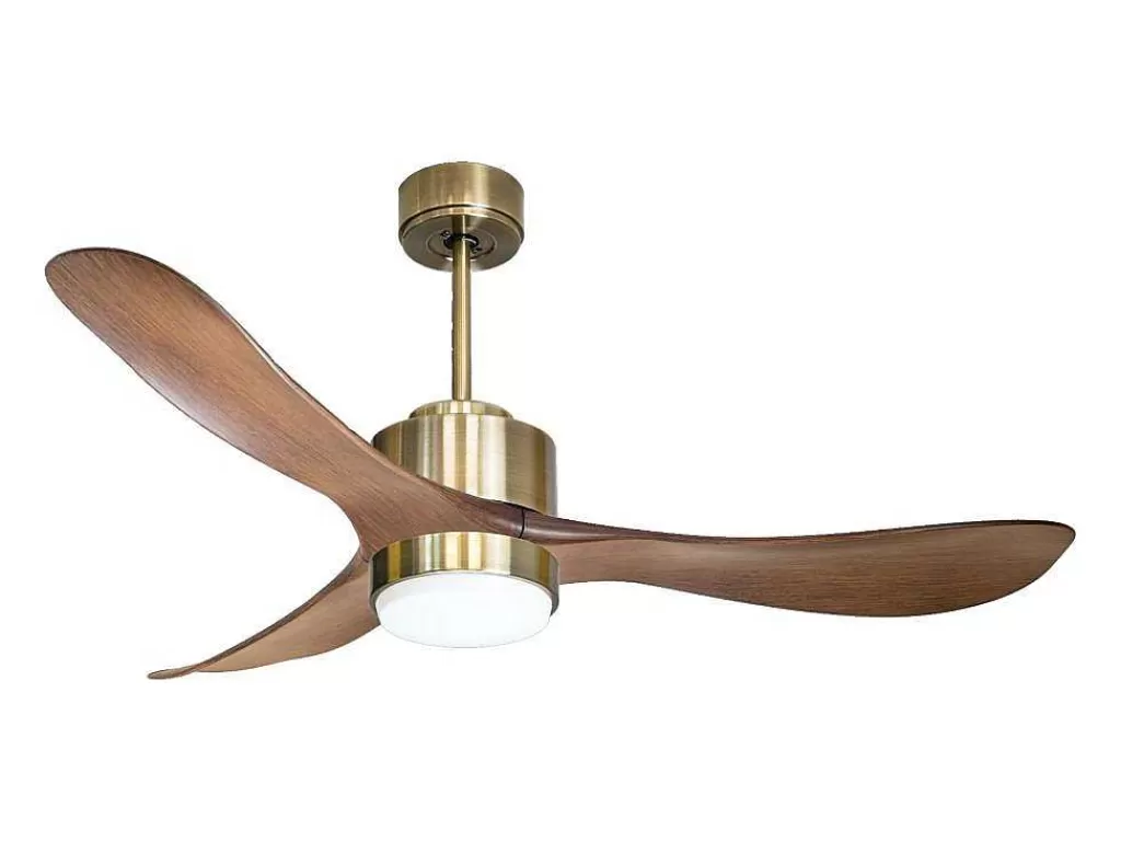 Ventilador*Purline Ventilador De Tecto Wifi Motor Dc Controlo Remoto Luz De Tres Tons Hipersilencio Memória