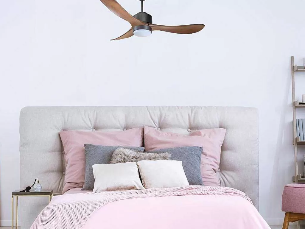 Ventilador*Purline Ventilador De Tecto Wifi Motor Dc Controlo Remoto Luz De Tres Tons Hipersilencio Memória