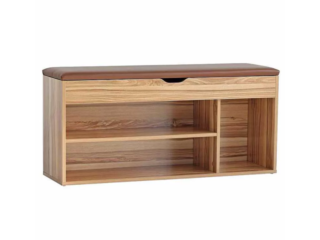 Sapateira*Vente-unique Wehome - Armário De Entrada Com Sapateira 104X49 Cm Em Madeira Natural