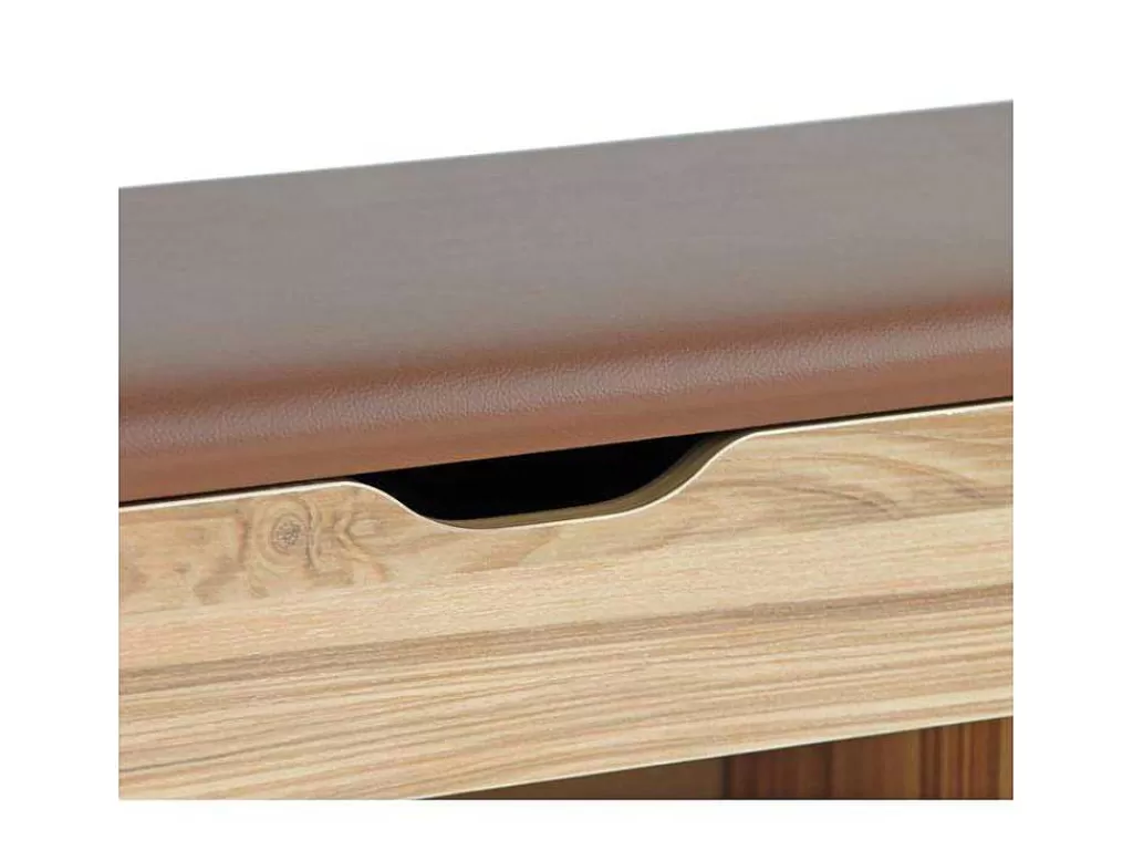Sapateira*Vente-unique Wehome - Armário De Entrada Com Sapateira 104X49 Cm Em Madeira Natural
