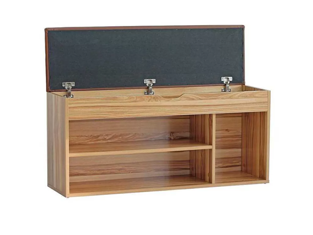 Sapateira*Vente-unique Wehome - Armário De Entrada Com Sapateira 104X49 Cm Em Madeira Natural