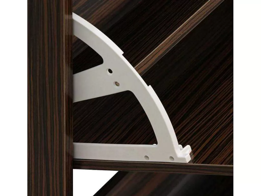 Sapateira*Vente-unique Wehome - Sapateira Design Com 2 Portas 63X80 Cm Em Madeira Zebrano