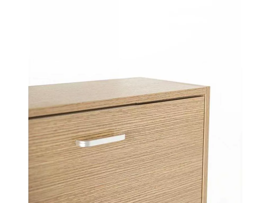 Sapateira*Vente-unique Wehome - Sapateira Slim De 3 Portas 63X115 Cm Em Madeira De Carvalho